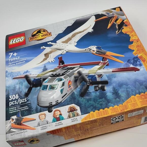 Lego 76947 Jurassic World Quetzalcoatlus Plane Ambush - New Sealed - Picture 4 of 11